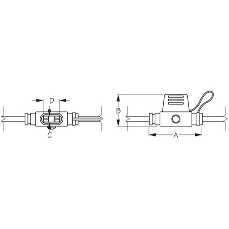 Sea-Dog Qualifies for Free Shipping Sea-Dog ATO/ATC-Style Inline LED Fuse Holder #445197