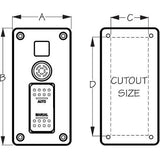 Sea-Dog Qualifies for Free Shipping Sea-Dog Bilge Pump Panel 20a Fused with Alarm #423037-3