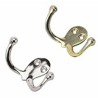 Sea-Dog Qualifies for Free Shipping Sea-Dog Brass Double Coat Hook #671515-1