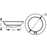 Sea-Dog Qualifies for Free Shipping Sea-Dog Chrome LED Dome Light #401725-1