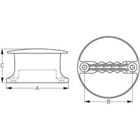 Sea-Dog Qualifies for Free Shipping Sea-Dog CL208 Clam Bollard #002080