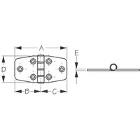Sea-Dog Qualifies for Free Shipping Sea-Dog Dampening Hinge 2-7/8