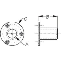 Sea-Dog Qualifies for Free Shipping Sea-Dog Flush Flag Pole Socket 3/4