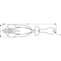 Sea-Dog Qualifies for Free Shipping Sea-Dog Folding Anchor 5 lb #318005