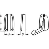 Sea-Dog Qualifies for Free Shipping Sea-Dog Folding Coat Hook SS #671497-1