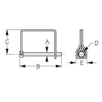 Sea-Dog Qualifies for Free Shipping Sea-Dog Galvanized Coupler Locking Pin #751010-1