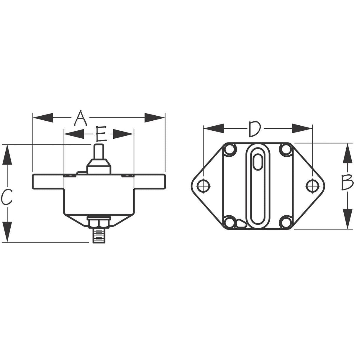 Sea-Dog Qualifies for Free Shipping Sea-Dog Hi-Amp Circuit Breaker 30a Surface Mount #420871-1