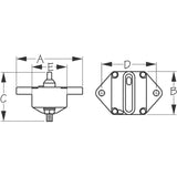 Sea-Dog Qualifies for Free Shipping Sea-Dog Hi-Amp Circuit Breaker 50a Surface Mount #420873-1