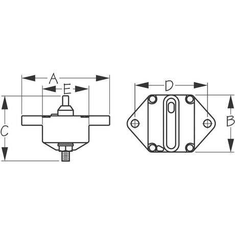 Sea-Dog Qualifies for Free Shipping Sea-Dog Hi-Amp Circuit Breaker 50a Surface Mount #420873-1