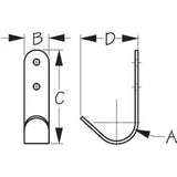 Sea-Dog Qualifies for Free Shipping Sea-Dog Hook Antenna Laydown #329790-1
