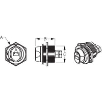 Sea-Dog Qualifies for Free Shipping Sea-Dog Micro Single Battery Switch/Key #422732-1