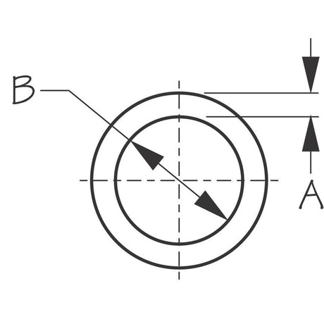 Sea-Dog Qualifies for Free Shipping Sea-Dog Nylon Ring Black 3/8" x 2" #190580