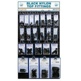 Sea-Dog Qualifies for Free Shipping Sea-Dog Panel Top Fitting Black Nylon #916012