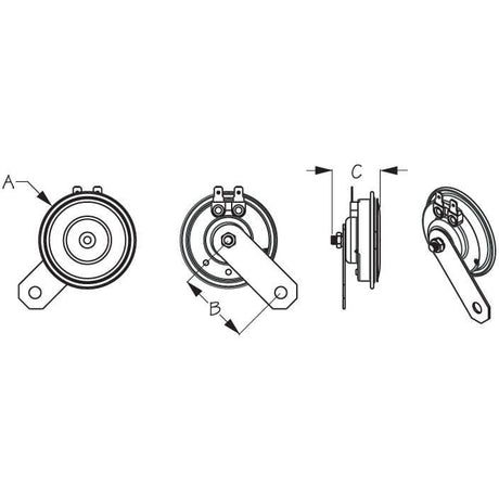 Sea-Dog Qualifies for Free Shipping Sea-Dog Pontoon Mount Mini Compact Horn #431431-1