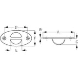 Sea-Dog Qualifies for Free Shipping Sea-Dog Recessed Anchor Point 316 SS #076102-1