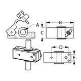 Sea-Dog Qualifies for Free Shipping Sea-Dog Removable Rail Mount Clamps for Round Tubing Pair #327199-1