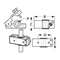 Sea-Dog Qualifies for Free Shipping Sea-Dog Removable Rail Mount Clamps for Round Tubing Pair #327199-1