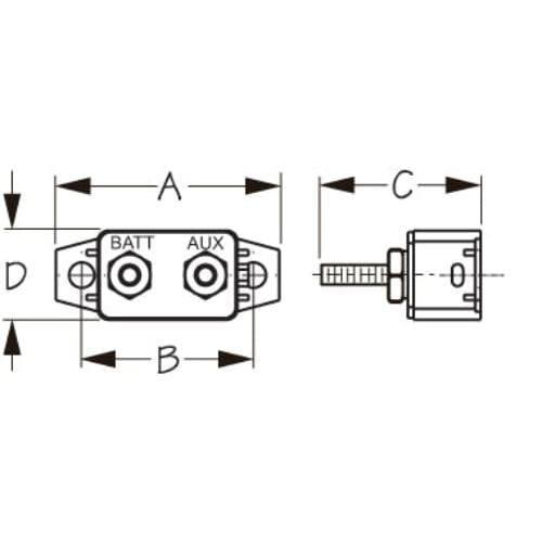 Sea-Dog Qualifies for Free Shipping Sea-Dog SD-32 Circuit Breaker 20a Short Stop Reset Only #830342-1