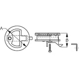 Sea-Dog Qualifies for Free Shipping Sea-Dog Slam Latch 2" Watertight Bulk #221962