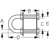 Sea-Dog Qualifies for Free Shipping Sea-Dog SS Bow Eye 3/8" x 1-1/2" #080031-1