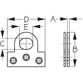 Sea-Dog Qualifies for Free Shipping Sea-Dog SS Heavy-Duty Start Padlock Eyes #221165