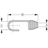 Sea-Dog Qualifies for Free Shipping Sea-Dog SS Shock Cord Hook 5/16" #657080