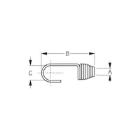 Sea-Dog Qualifies for Free Shipping Sea-Dog SS Shock Cord Hook Only 3/8