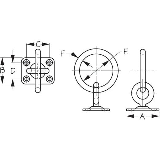 Sea-Dog Qualifies for Free Shipping Sea-Dog SS Swivel Tie-Down #089513