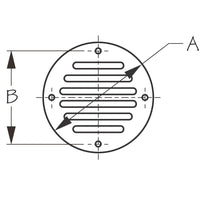 Sea-Dog Qualifies for Free Shipping Sea-Dog Stainless Drain Cover 2-1/2