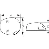Sea-Dog Qualifies for Free Shipping Sea-Dog Stainless LED Top Mount Side Light #400069-1