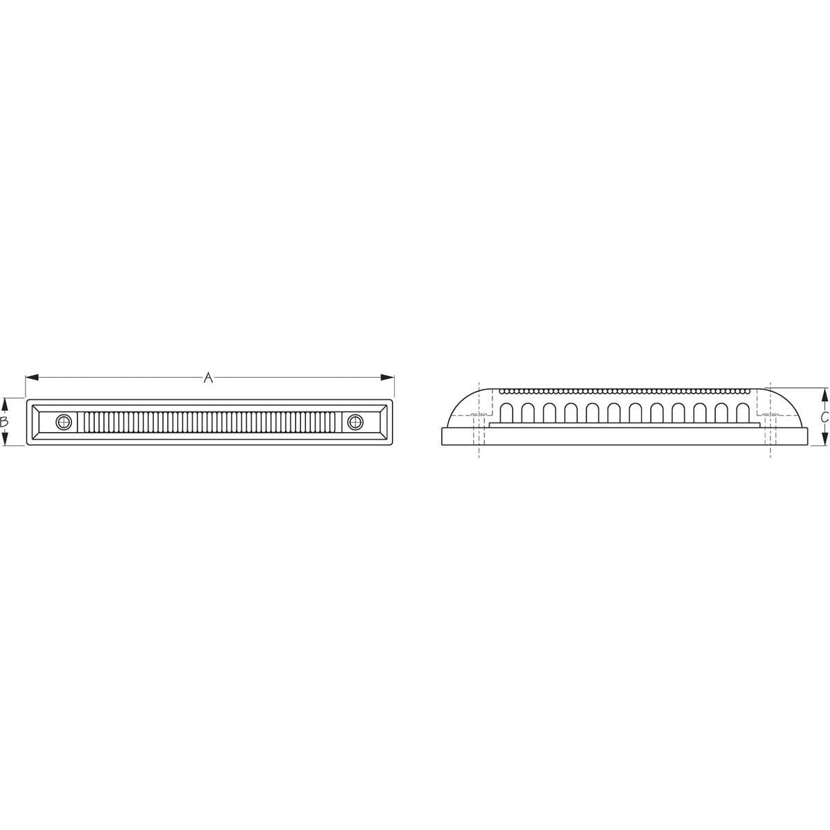 Sea-Dog Qualifies for Free Shipping Sea-Dog Strip Light Red LED 6 #401468-1