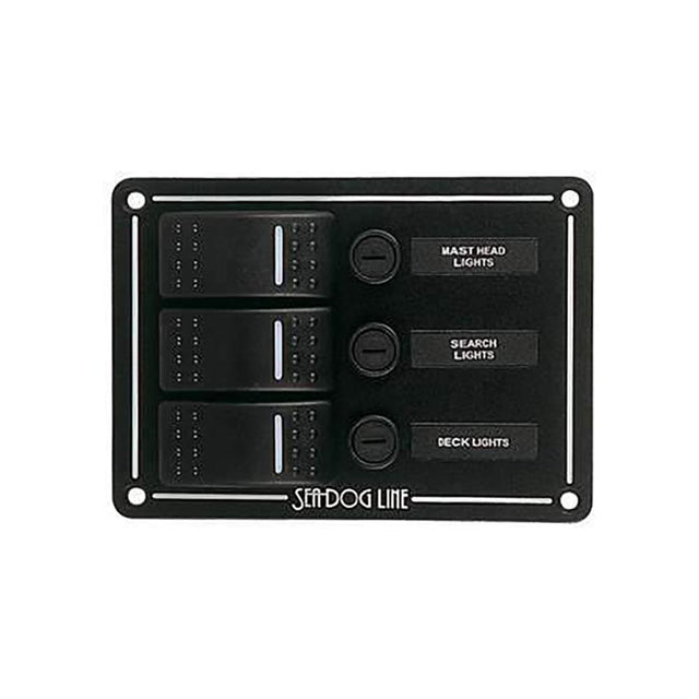 Sea-Dog Qualifies for Free Shipping Sea Dog Switch Panel 3 Circuit #425130-3