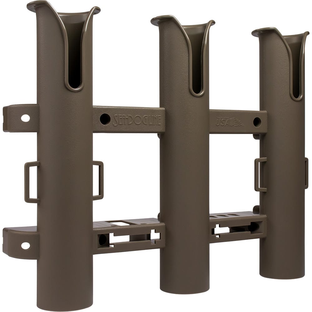 Sea-Dog Qualifies for Free Shipping Sea-Dog Triple Threat 3 Pole Rod Holder Flat Dark Earth #325034-1