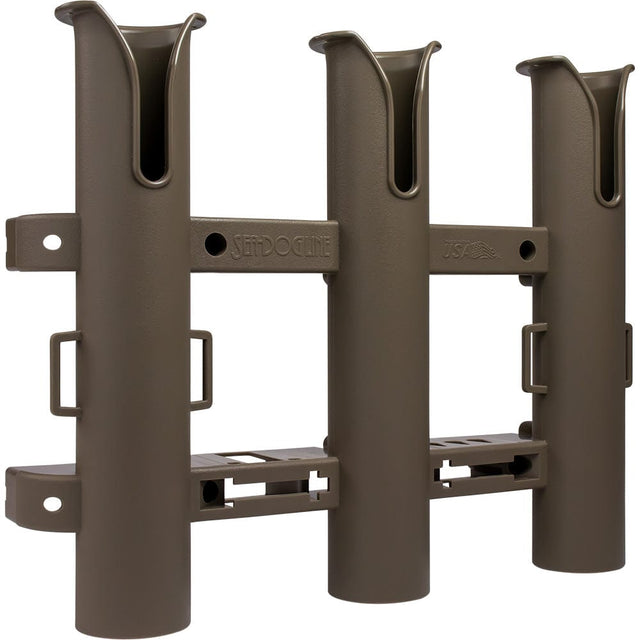 Sea-Dog Qualifies for Free Shipping Sea-Dog Triple Threat 3 Pole Rod Holder Flat Dark Earth #325034-1