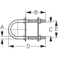 Sea-Dog Qualifies for Free Shipping Sea-Dog U-Bolt SS 1/4