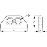 Sea-Dog Qualifies for Free Shipping Sea-Dog Weld-On Bow Eye #079720