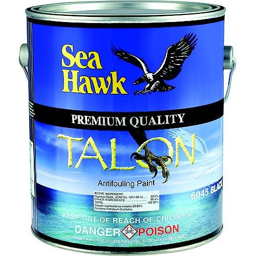 Sea Hawk Paints Qualifies for Free Shipping Sea Hawk Paints Talon Antifoulant Black Gallon #6045G