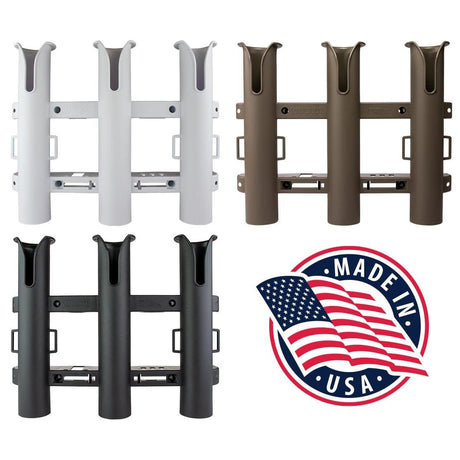 SEA-LECT Designs Qualifies for Free Shipping SEA-LECT Designs 3-Pole Rod Holder White #K325032-9