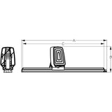 SEA-LECT Designs Qualifies for Free Shipping SEA-LECT Designs Footbrace Angled Thru-Hull #K747720B-1