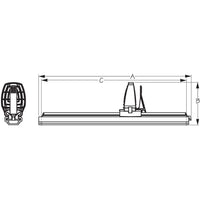 SEA-LECT Designs Qualifies for Free Shipping SEA-LECT Designs Footbrace Recreational Rudder #K747600-1