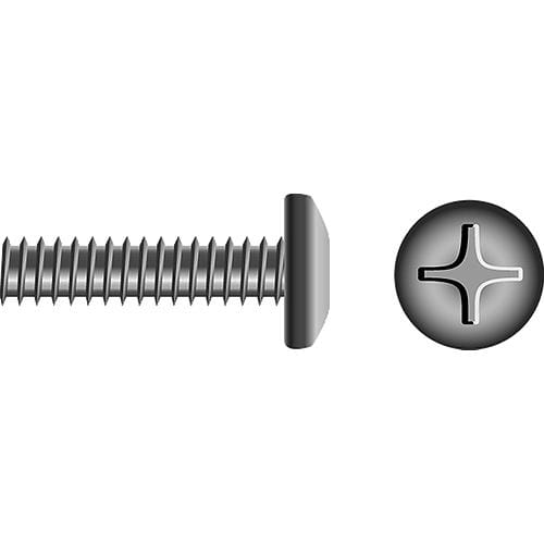 Seachoice Qualifies for Free Shipping Seachoice 1/4-20 x 5/8" Phillips Pan Machine Screw SS 100-pk #00506