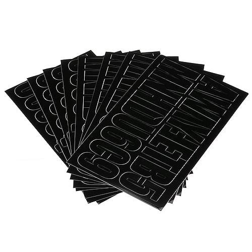 Seachoice Qualifies for Free Shipping Seachoice 148-Piece Letter & Number Kit Black #77111