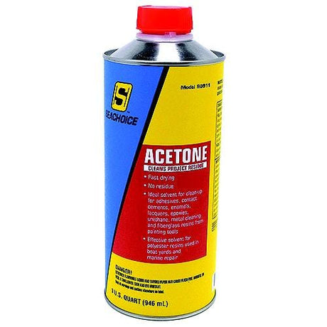 Seachoice Qualifies for Free Shipping Seachoice Acetone Quart 946ml #90811