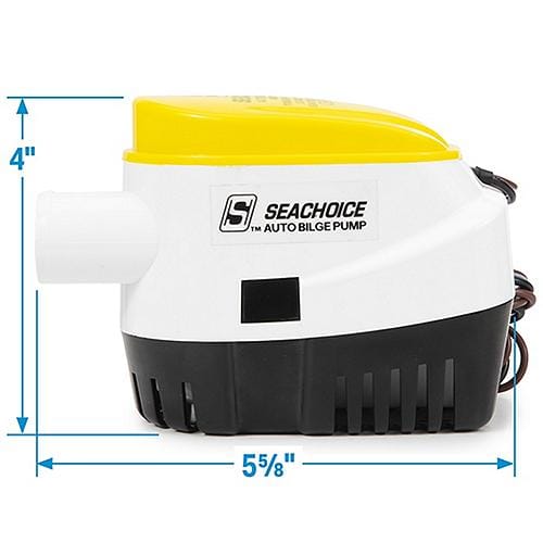 Seachoice Qualifies for Free Shipping Seachoice Automatic Bilge Pump 1100 GPH #19353
