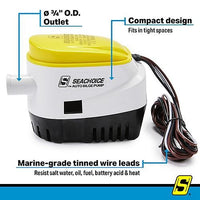 Seachoice Qualifies for Free Shipping Seachoice Automatic Bilge Pump 600 GPH #19343