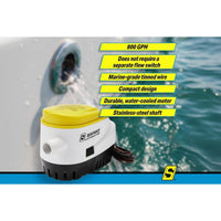 Seachoice Qualifies for Free Shipping Seachoice Automatic Bilge Pump 800 GPH 3/4