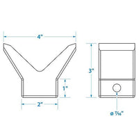 Seachoice Qualifies for Free Shipping Seachoice Bow Stop 2
