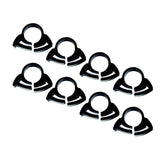 Seachoice Qualifies for Free Shipping Seachoice Clamp #8 .538" to .608" Black 8-pk #23471