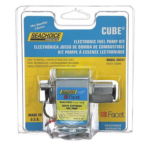 Seachoice Qualifies for Free Shipping Seachoice Cube Electric Fuel Pump Cube Kit 4-7 PSI 12v #20351