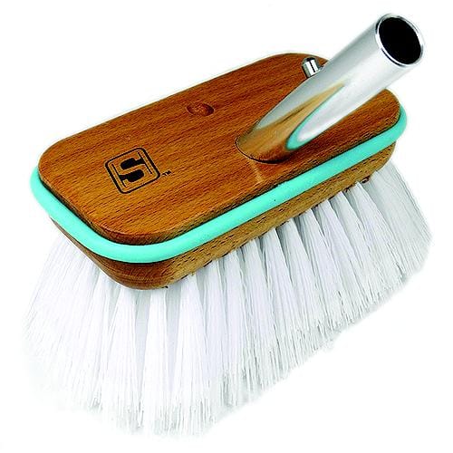 Seachoice Qualifies for Free Shipping Seachoice Deck Brush with Bumper Wood Stiff 6" #90456
